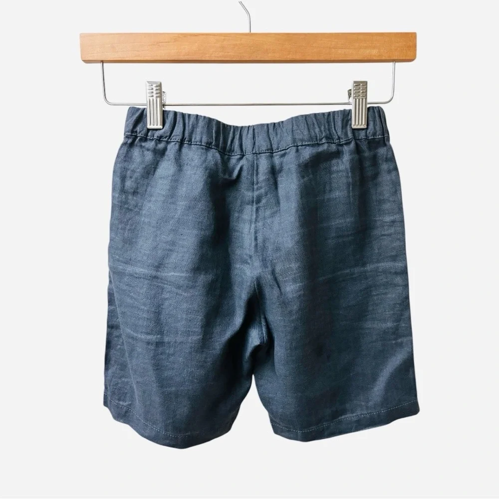 H&M Adorables | Kids Organic Linen Matching Set - Midnight Blue